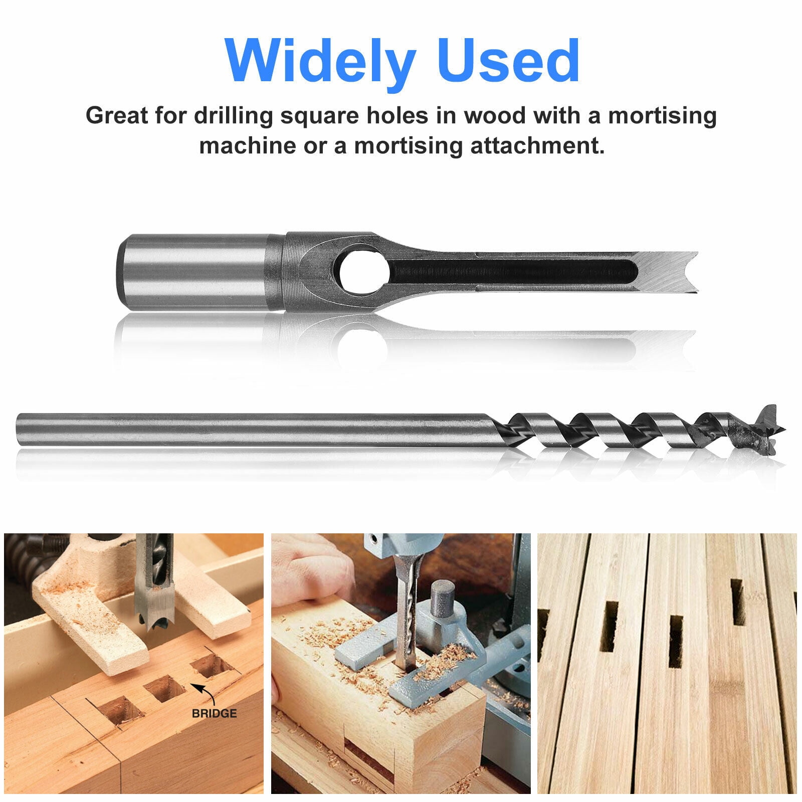 Square hole drill bit for wood hotsell