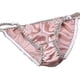 thumbnail image 3 of 2pcs Silk Briefs Women's Thongs Mulberry Silk High Elastic Belts Sexy Bikinis, 3 of 4