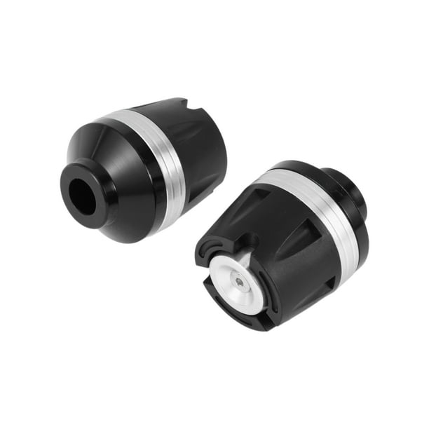 Protector de guardabarros de aleación de aluminio de 14mm para marco de motocicleta, protección contra choques, 49mm 60mm tono plateado, 2 Pcs