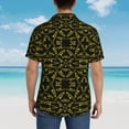 thumbnail image 7 of Trombones Musical Instruments Men'S 3d Print Casual Button Down Shirts, Novelty Hawaiian Short Sleeves 3xl, 7 of 7