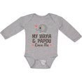 thumbnail image 3 of Inktastic My Yia Yia and Papou Love Me Boys or Girls Long Sleeve Baby Bodysuit, 3 of 5