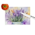 thumbnail image 2 of Lavender in Watercolor Glass Cutting Board Large 12 in x 15 in, 2 of 5