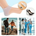 thumbnail image 4 of Unique Bargains 1 Pair Silicone Non Perforated Heel Protectors for Travelling Blue Silicone, 4 of 4