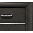 thumbnail image 4 of Kings Brand Furniture - Oceana Gray Wood 2 Drawer Nightstand, 4 of 5
