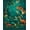 Green, Pattern 7, variant on ODIKA 6'x9' Machine Washable Non-Slip Area Rug, Colorful Dinosaur Expedition Route High Traffic Rug, Green, 8478