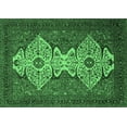 thumbnail image 1 of Ahgly Company Indoor Rectangle Abstract Emerald Green Modern Area Rugs, 5' x 7', 1 of 4