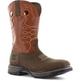 thumbnail image 1 of FRYE Supply Men's 10" Unlined Western Steel Toe Work Boot Brown/Burnt Orange - FR40102, 1 of 2