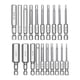 thumbnail image 1 of Juego de brocas Allen con cabeza hexagonal MulWark, 20 unidades, 1 of 5