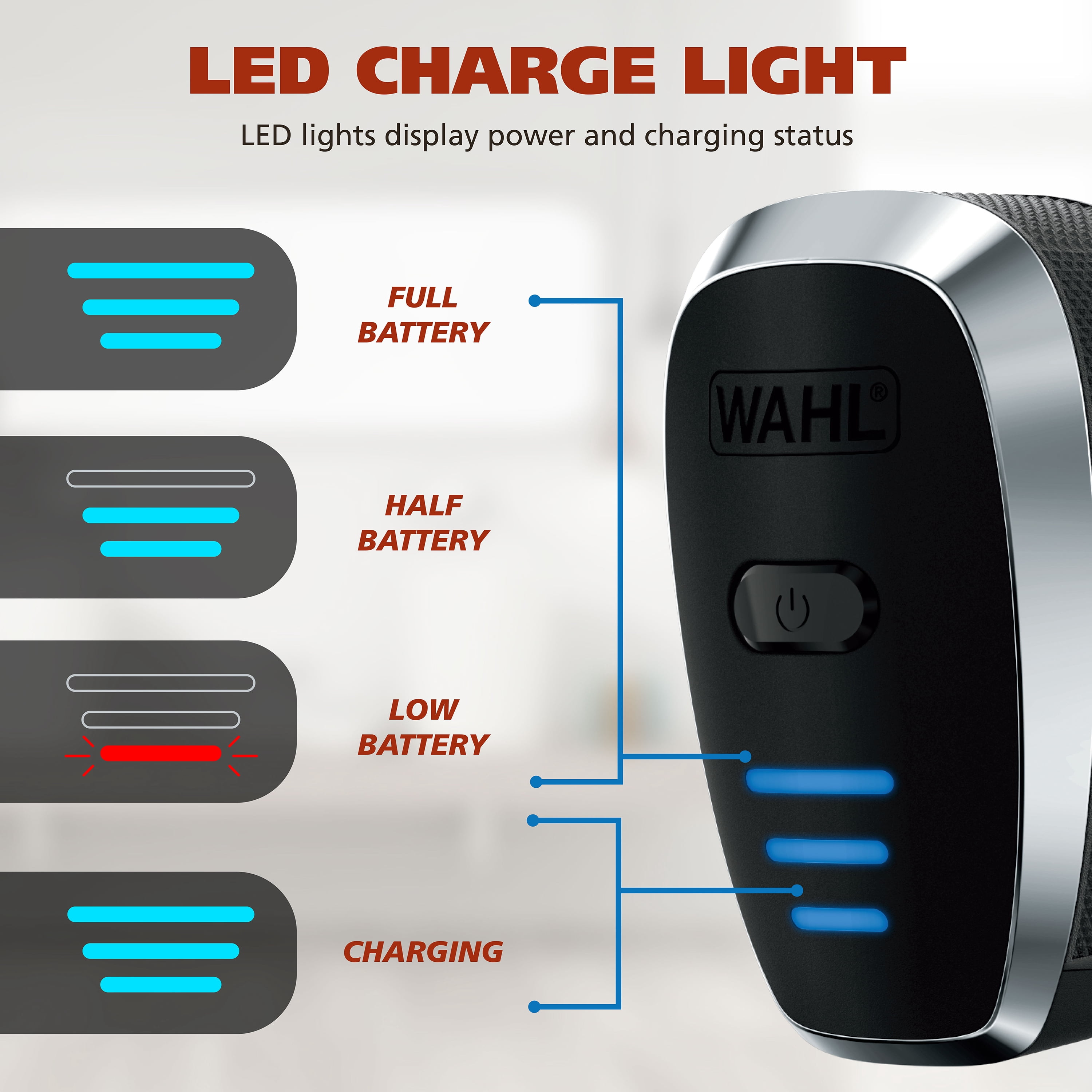 Wahl Baldscaper Electric Head Shaver for Men, 2 Shaving Attachments for Head & Body Shaving, Waterproof Razor – Model 3031772