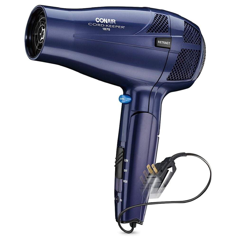 Conair 1875 Watt CordKeeper Folding Dryer 1 ea