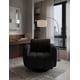 thumbnail image 2 of Sillón M&E MUEBLES Cloud Negro Giratorio, 2 of 7