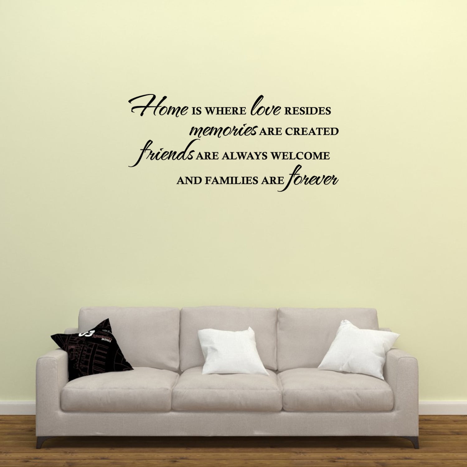 Forever a Family Wall Decal Vinyl Decor Saying Art Sticker Quote Lettering F54 