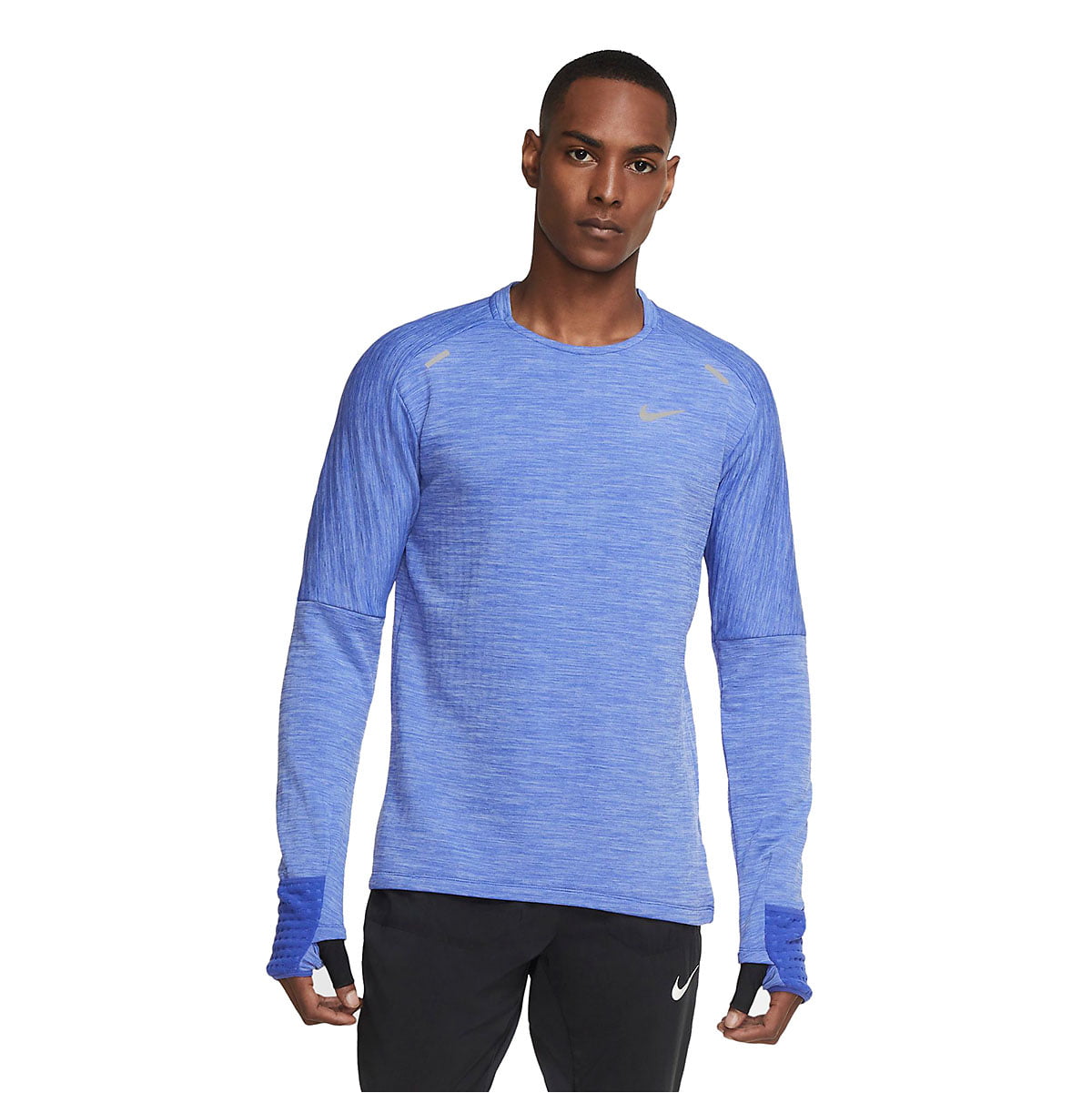Mangel Kwaadaardig ik zal sterk zijn Nike Men's Sphere Element Crew 3.0 Long Sleeve Running Shirt (Lapis, Large)  - Walmart.com