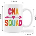 thumbnail image 5 of CNA Squad Funny Certified Nursing Assistant Ceramic Mug-11oz Coffee Milk Tea Mug Cup,CNA Medical Student Gift,CNA Week Gift,Appreciation Gifts for Women CNA, 5 of 5