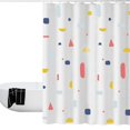 thumbnail image 1 of Coofit Shower Curtain Waterproof Patterned: 71"x86" Bathroom Curtain Bath Curtain Liner, 1 of 9
