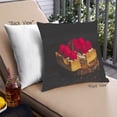 thumbnail image 1 of Ahgly Company Foods Raspberry Outdoor Throw Pillow, 18 inch by 18 inch, 1 of 6