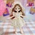 thumbnail image 3 of Muñeca de Anime de 23cm para niñas, muñeco de cara de dibujos animados Bjd con ropa, regalo de cumpleaños, novedad, 1/7, 3 of 5