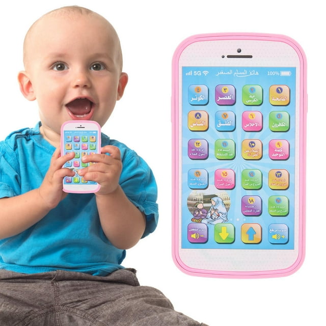 Sound Arabic Learning Machine, Multifunctional Arabic Reading Pad Tablet Touch Screen Sound Function Durable ABS Material Electric Sound Toys For Children Kids
