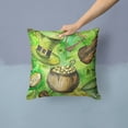 thumbnail image 2 of Carolines Treasures BB5755PW1414 Luck of the Irish Fabric Decorative Pillow, 14Hx14W, multicolor, 2 of 4