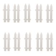 thumbnail image 2 of White Christmas Decorations for Tree Christmas Decorations Christmas Tree Fence White Fence Plastic Fence Splicing Guardrail Christmas Tree Decorations White, 2 of 8