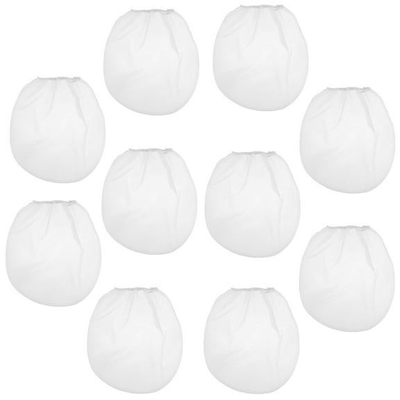 10 Pcs Paint Filter Bag Mesh Strainer Drawstring Strainers Elastic Top Nylon Oil