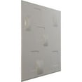 thumbnail image 2 of Ekena Millwork 19 5/8"W x 19 5/8"H Avila EnduraWall Decorative 3D Wall Panel, Textured Metallic Silver (12-Pack for 32.04 Sq. Ft.), 2 of 5