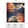 thumbnail image 5 of USA Flag Eagle Mailbox Covers, Firework Magnetic Post Box Cover Wraps Standard Size 21x18 in for Garden Yard Decor, 5 of 7