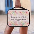 thumbnail image 3 of Suhoaziia Trust in the Lord with all Your Heart Bible Bags for Women Tote Durable Lightweight Book Cover Purse Scripture Bag Fit Students and Teenager Handbag, 3 of 7