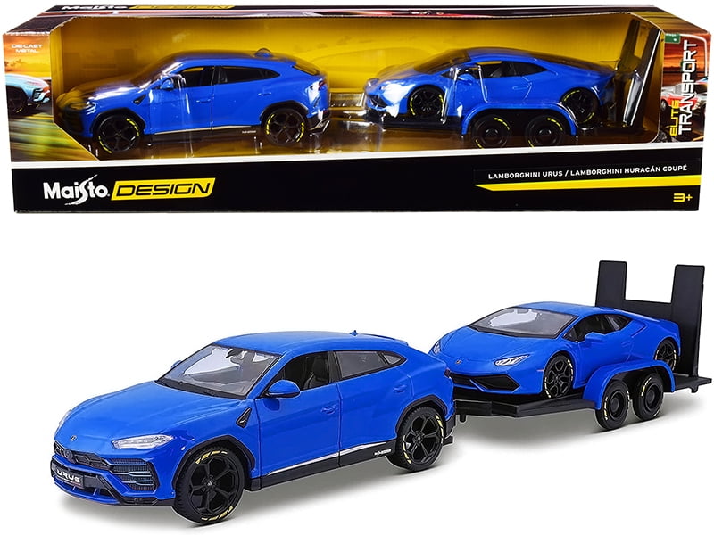 Mini Cooper & Lamborghini Huracan Bburago 1:43 scale toy car pull back Pack of 2 