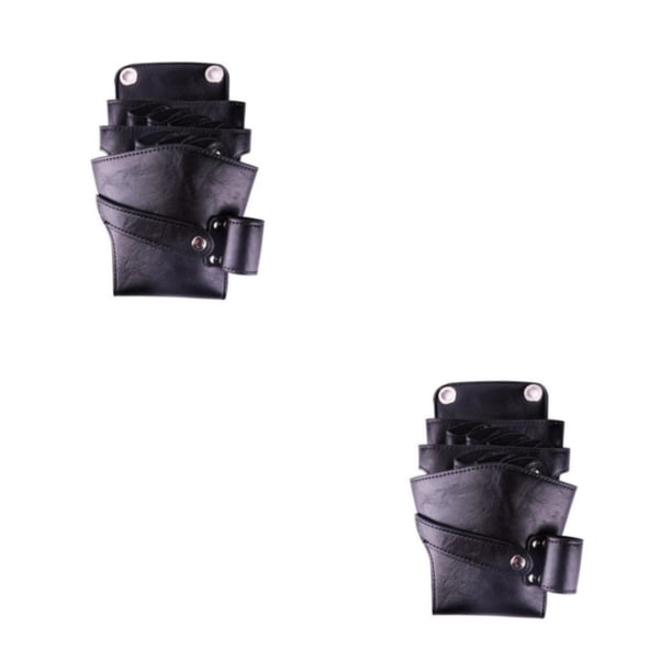 Vogacara Estuche de peluquería para herramientas de peluquería Peluquero conveniente y a prueba de polvo para herramientas de peluquería negro 2Conjunto