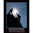 thumbnail image 2 of Unknown 12x14 White Modern Wood Framed Museum Art Print Titled - Teamwork - Climbers, 2 of 4