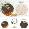thumbnail image 4 of Happy Fall Pumpkins and Sunflowers Drink Coasters with Holder Absorbent Coaster for Coffee Table Room Decor 6 Pack, 4 of 7