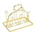 thumbnail image 3 of Metal Bottle Drying Rack, Mug Draining Organizer, Drinking Glass Drainer Stand, Glass Water Cup Rack for Dining Kitchen Tumbler Coffee Mugs Style B, 3 of 9