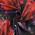 thumbnail image 4 of HVEST Halloween Red Rose Shower Curtain for Bathroom,Floral with Purple Leaf and Spider Web Fabric Shower Curtain with Hooks,Holiday Black Bathroom Curtain Shower Set, 60x72 inches, 4 of 7
