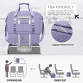 thumbnail image 6 of Gynky Travel Duffle Bag Weekender Bags for Women with Shoe Compartment Carry on Overnight Bag with Toiletry Bag Hospital Bag for Labor and Delivery Weekender Overnight Bag for Trave Sport Hospital, 6 of 8