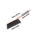 thumbnail image 3 of Carpet and Upholstery Cleaning Brush with Long Handle, Soft Plastic Bristles for Hair and Dust Removal on Sofas, Rugs, Curtains, and Hard Surfaces, 3 of 6