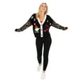 thumbnail image 4 of Jollidays Women's Sequin Sleeve Christmas Gnome Cardigan, Sizes S-XXL, 4 of 5