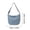 Light Blue, variant on FEOLGEHLY Sling Bag Nylon Small Crossbody Bags for Women, Lightweight Large Capacity Shoulder Bag Solid Color Crescent Bag Adjustable Strap Casual Cloth Bag for Daily Commute Shopping Outdoor Use