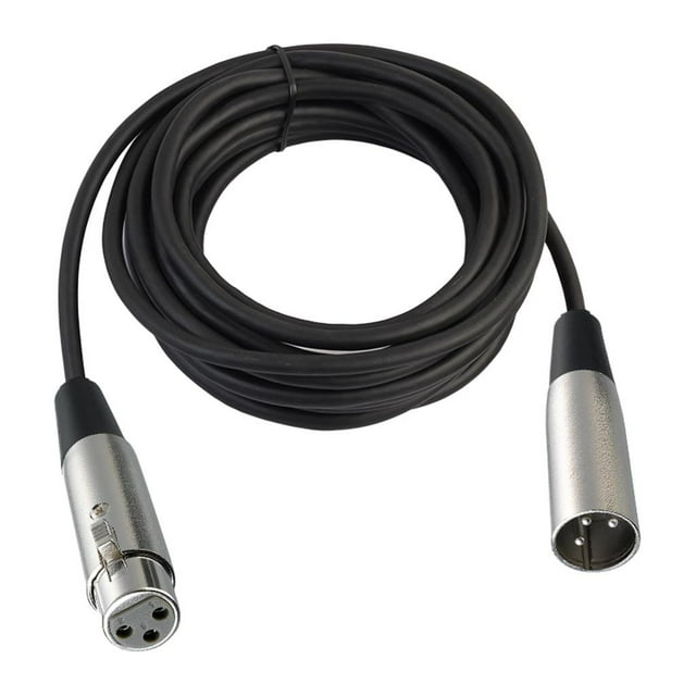 Cable de altavoz XLR a XLR Balanced Macho a hembra Cable de micrófono de 20 pies perfke cable de micrófono
