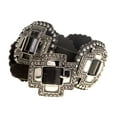 thumbnail image 4 of Roper Womens  Cross Concho Belt XXL Black, 4 of 4