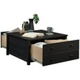 thumbnail image 4 of Pemberly Row 2 Drawer Wooden Storage Coffee Table in Raven Oak, 4 of 14