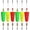 A-Popper-Buoyancy:1.1oz(30g)-Float Length:2.9in/73.5mm*6pcs, variant on Dovesun Fishing Bobbers Popping Cork Weighted Fishing Floats Fishing Corks Popping Corks for Saltwater Freshwater 3 Shapes 3pcs/6pcs