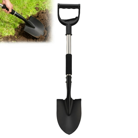 FENHRTVM Garden Shovel 2.4LB Stainless Steel 30Inch D-handle Spade for Digging,Planting