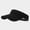 Black, variant on Unisex Visor Hat Washed Cotton Adjustable Sun Cap Outdoor Golf Sun Visor