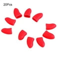 thumbnail image 2 of Flmtop 20 Pcs Bonnets de Contrôle des Pattettes pour Chiens Chatons Accessoires pour Animaux Rouge, 2 of 9