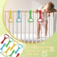thumbnail image 5 of GIRACOA 6 Pieces Baby Playpen Handle Handles, Baby Playpen Rings, Cot Rings to Help Babies Learn to Stand, Hanging Over Baby Camping Bed, Large, 5 of 7