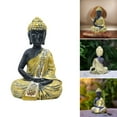 thumbnail image 2 of Jesscasday Gold Plating Buddhas Figurine Spiritual Home Accent for Meditations Room Decors, 2 of 7