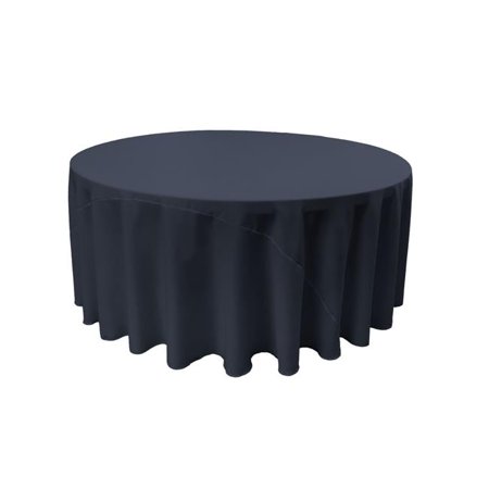 

TCpop120R-NavyP72 Polyester Poplin Tablecloth Navy - 120 in. Round
