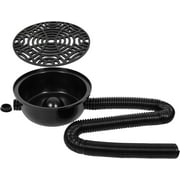 14" Catch Basin Kits Gutter Downspout Extensions, No Dig Deep Needed French Drain Kit with Flexible Pipe Extendable from 2.3ft to 8ft for Rainwater Drainage