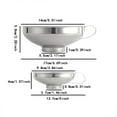 thumbnail image 2 of Stainless Steel Wide Mouth Funnel Thickened Large Diameter Funnel Home Functional Filling Leakage Funnel for Drinking Rinse Cup Funnel with Strainer Set for Baking Wash Bowl And Pitcher Table Bottle, 2 of 3